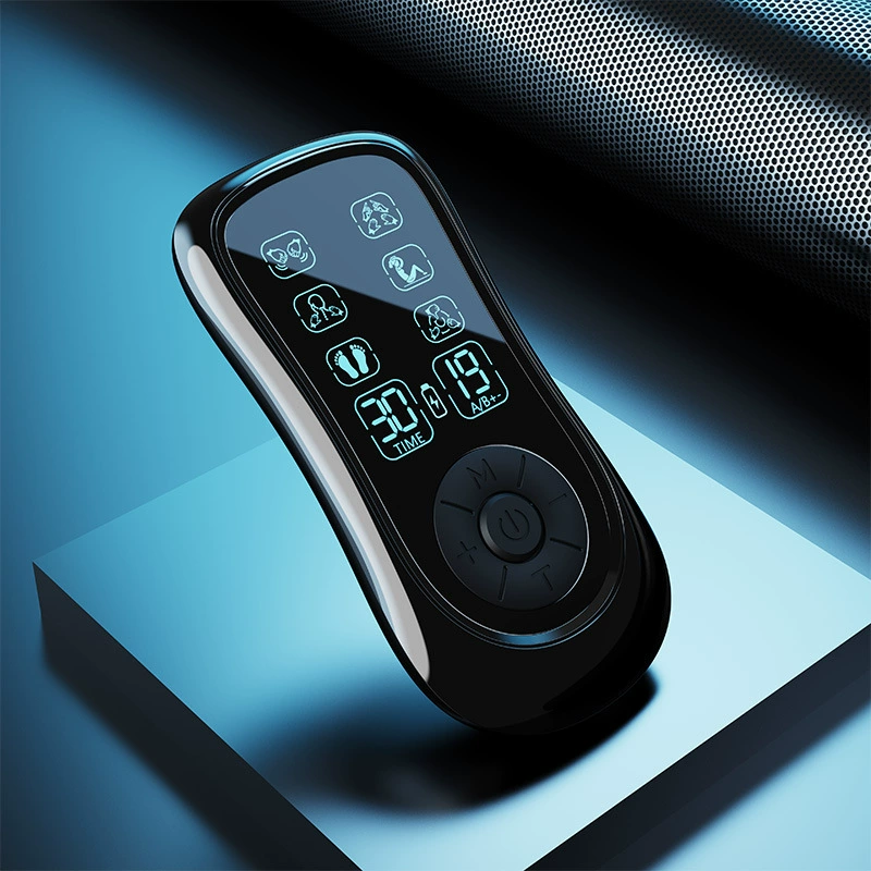 Трансграничный двойной выход EMS Среднечастотный ФИЗИОТЕРАПЕВТИЧЕСКИЙ инструмент десятки массажер для шеи массажер для шейного отдела позвоночника меридианная Массажная наклейка