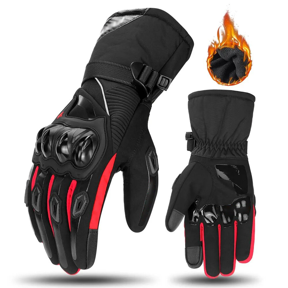HEROBIKER ciclismo guantes de los hombres de invierno de la motocicleta pantalla táctil impermeable caliente motocicleta off-road al aire libre guantes de invierno