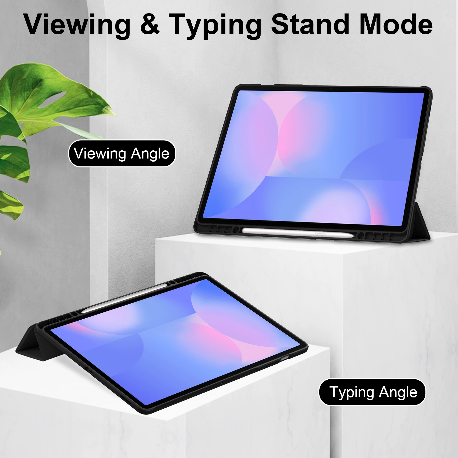 Подходящий для Samsung Tab S10FE+13.1 плоская панель S10FE Plus X620 трехсекционный акриловый слот для ручки корпус