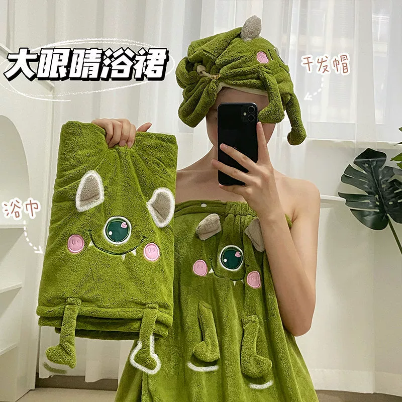 Коралловое банное полотенце, мягкое полотенце для волос, увеличенная плотность