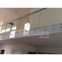 狄姆斯厂家 生产室内栏杆 侧装 钢化玻璃栏杆 阳台不锈钢配件护栏