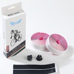 KIVI ロードバイクハンドルバー ストラップ付き 汚れ防止 滑り止め 通気性 サイクリング用品 シリコンハンドルバー ミイラと同じスタイル