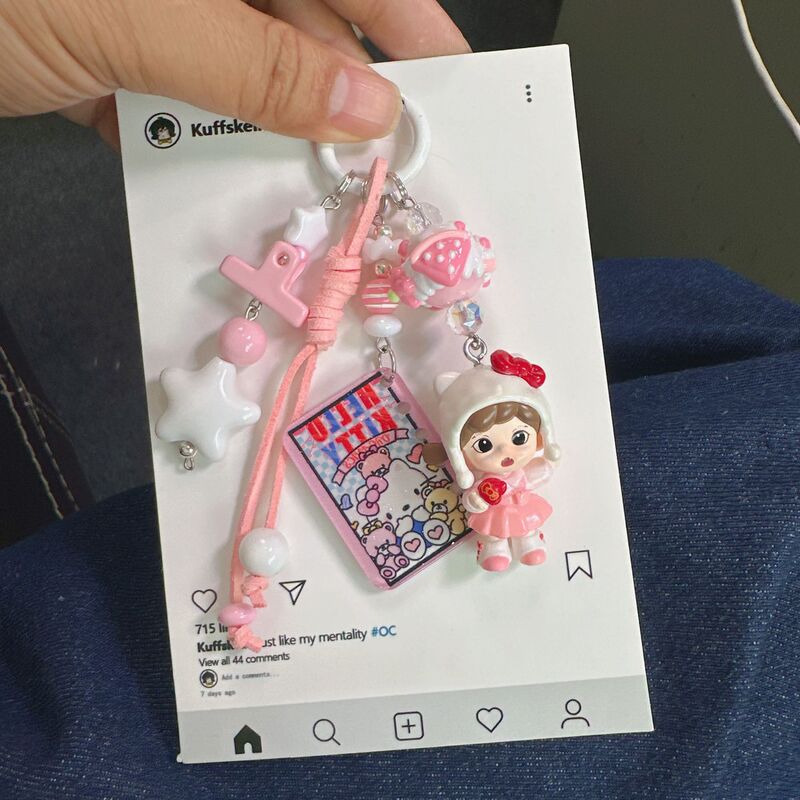 【小红书手作】萌粒小滴溜包挂配饰创意小众钥匙扣多巴胺包包挂件|undefined