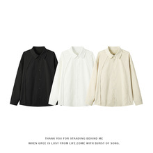 2024新款男士衬衫纯色简约款莱赛尔肌理感薄��