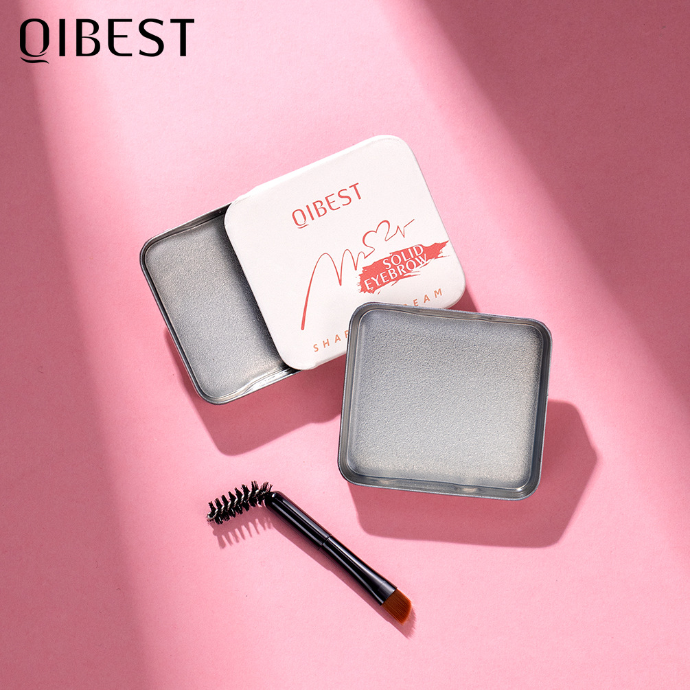 carina QIBEST Άχρωμο Σαπούνι Φυσική Στερεοσκοπική Κρέμα Τζελ Σταθεροποίησης Φρυδιών_voghion.com