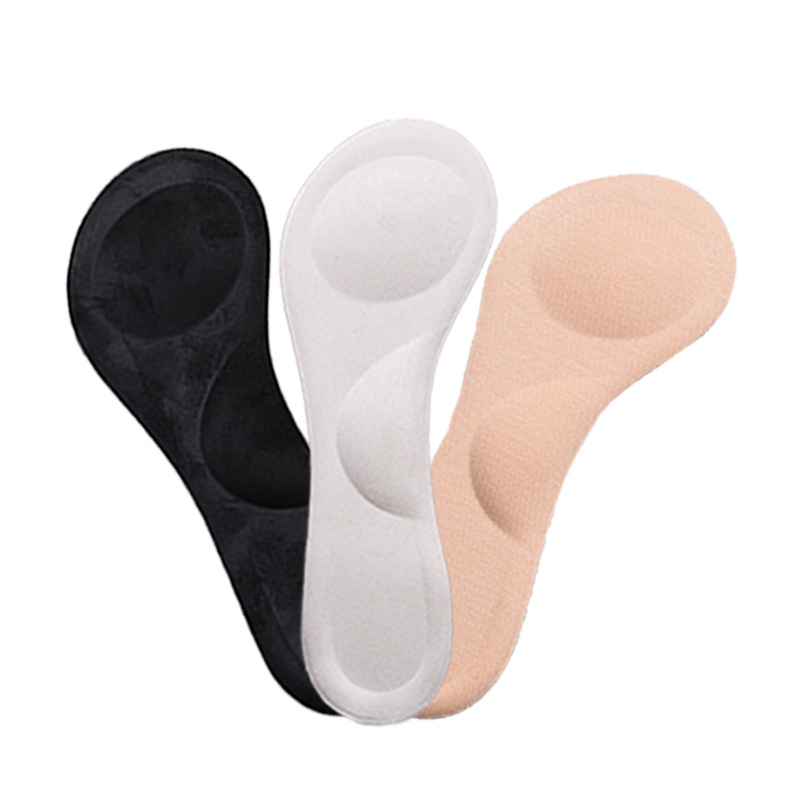 En stock suministro de zapatos de tacón alto esponja arco 3/4 almohadilla absorción de choque absorción de sudor suave superficie antideslizante de tela media almohadilla de ajuste de código