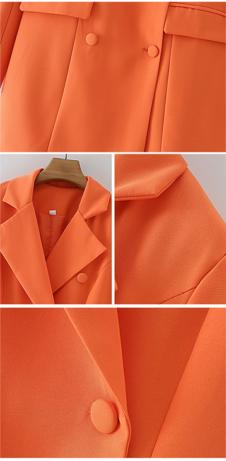 Women's Solid Color Long Trench Coat Image 4