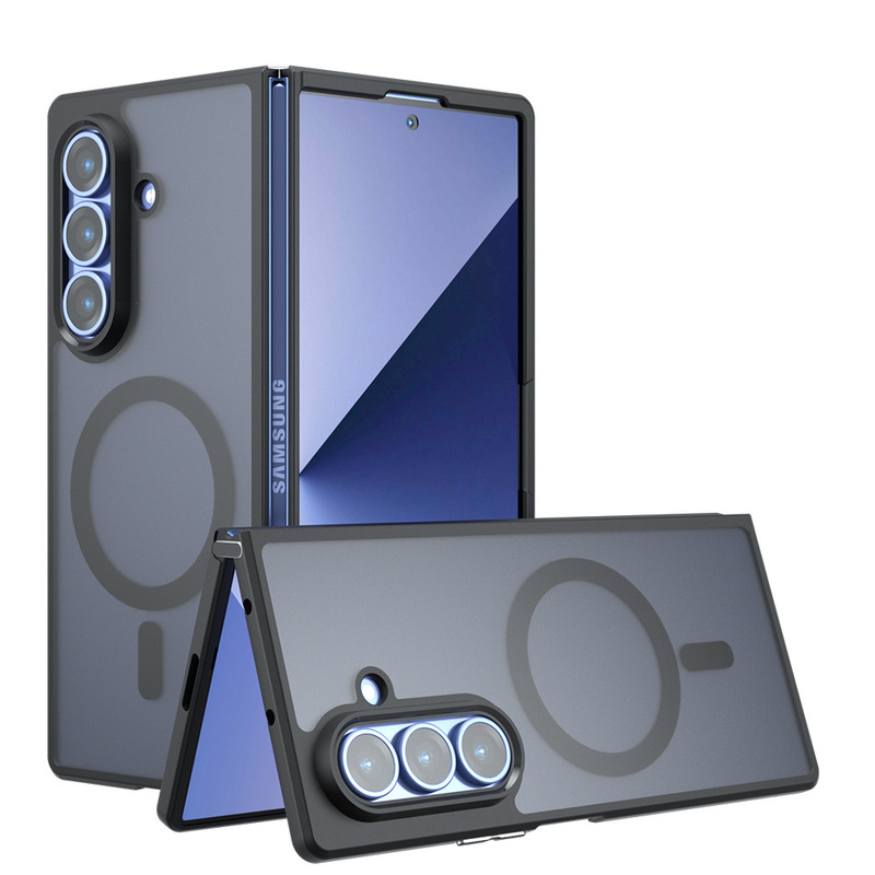 适用三星GalaxyFold7手机壳奇甲跨境肤感折叠磁吸磨砂Fold7手机壳|undefined