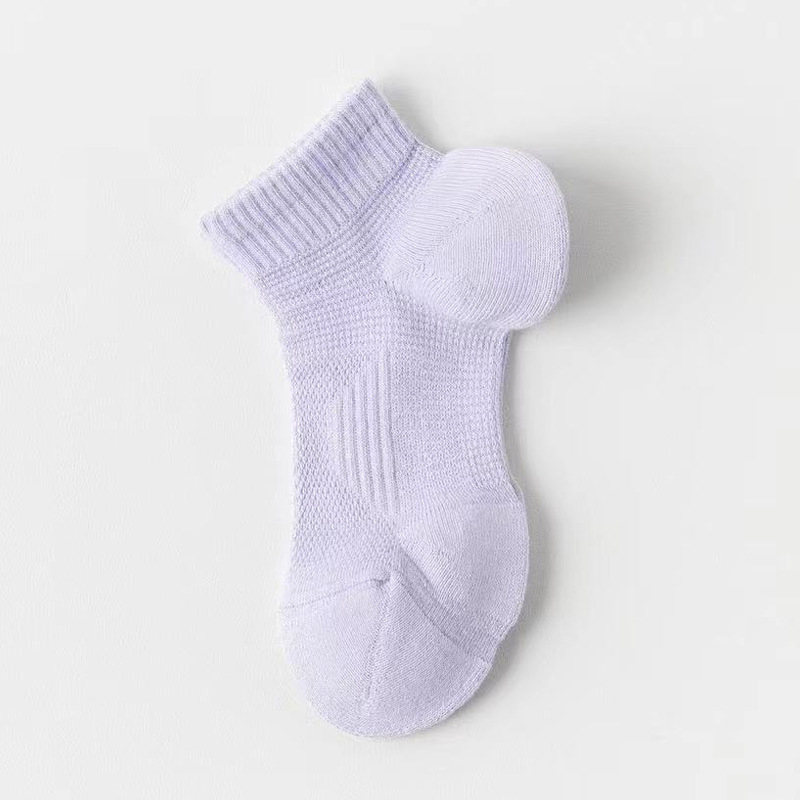 Terry que absorbe el sudor calcetines deportivos malla antibacteriana de mujer transpirable Terry calcetines profesionales para correr calcetines de dopamina de primavera y verano