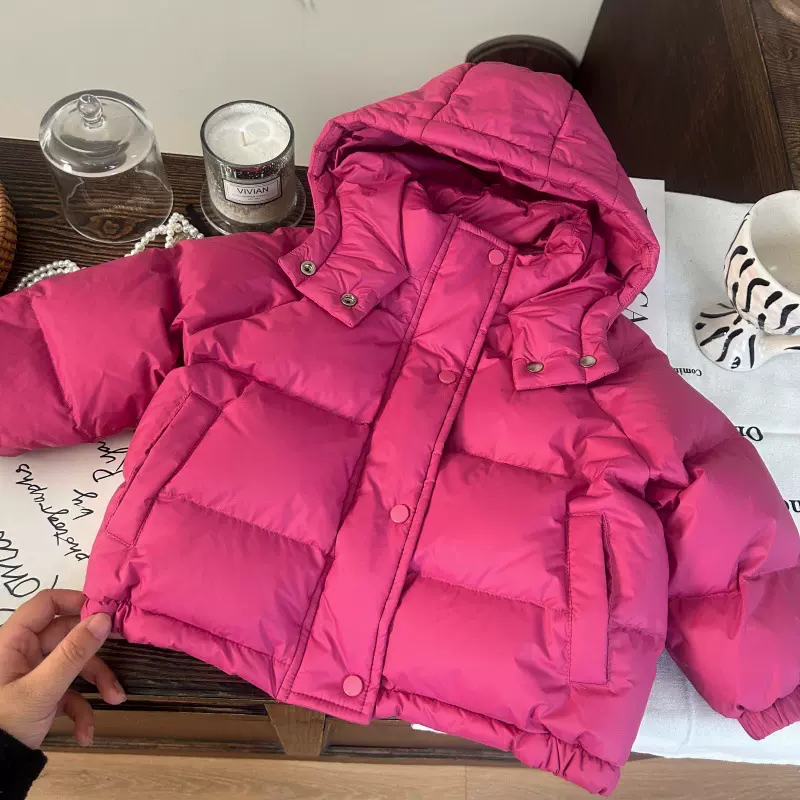 韩版童装2026新款冬季女童棉衣外套儿童保暖面包服加厚保暖外套潮