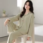 翻领长袖春秋季新款家居服
