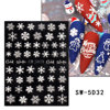 Nail stickers, cartoon fake nails for nails, suitable for import, new collection, wholesale, with snowflakes