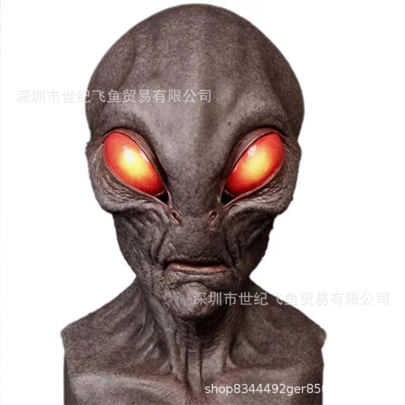 Halloween Smiley cara alienígena máscara sin rostro de los hombres tocados fiesta danza parodia accesorios máscara exorcista