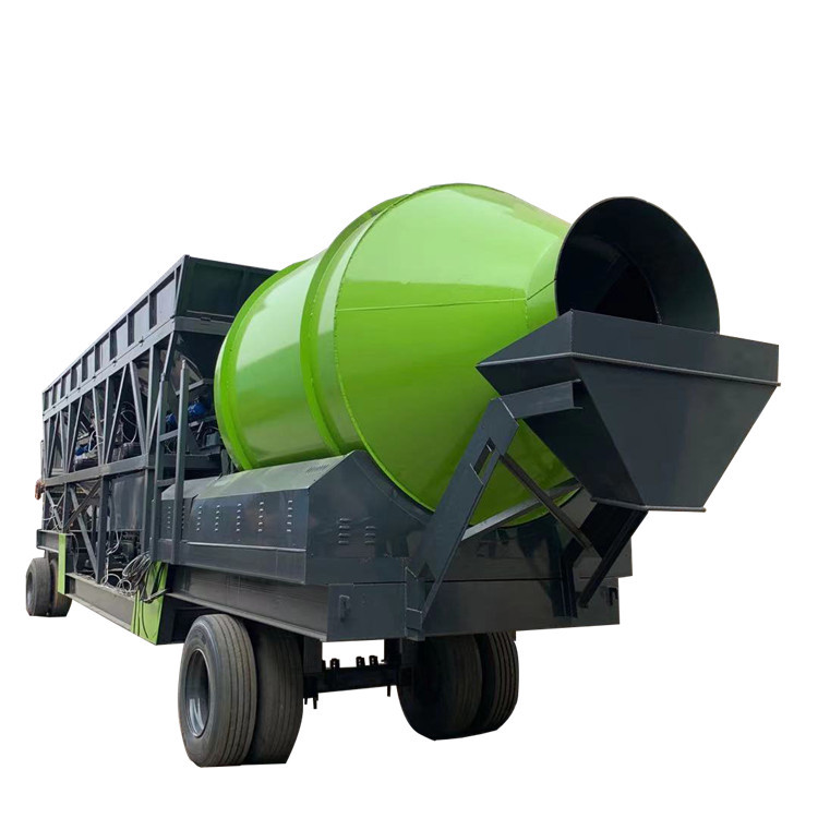 混凝土搅拌站 移动商混搅拌站厂家 车载混凝土搅拌机