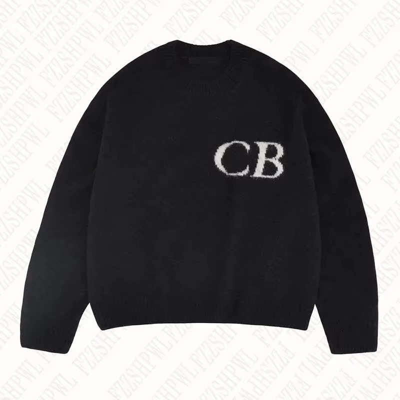 demi-season trend solid color sweater with a round collar for men…