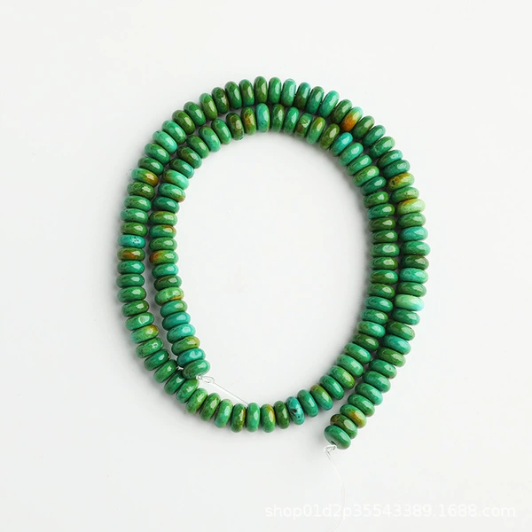Magnesite Rapeseed Yellow Abacus Beads