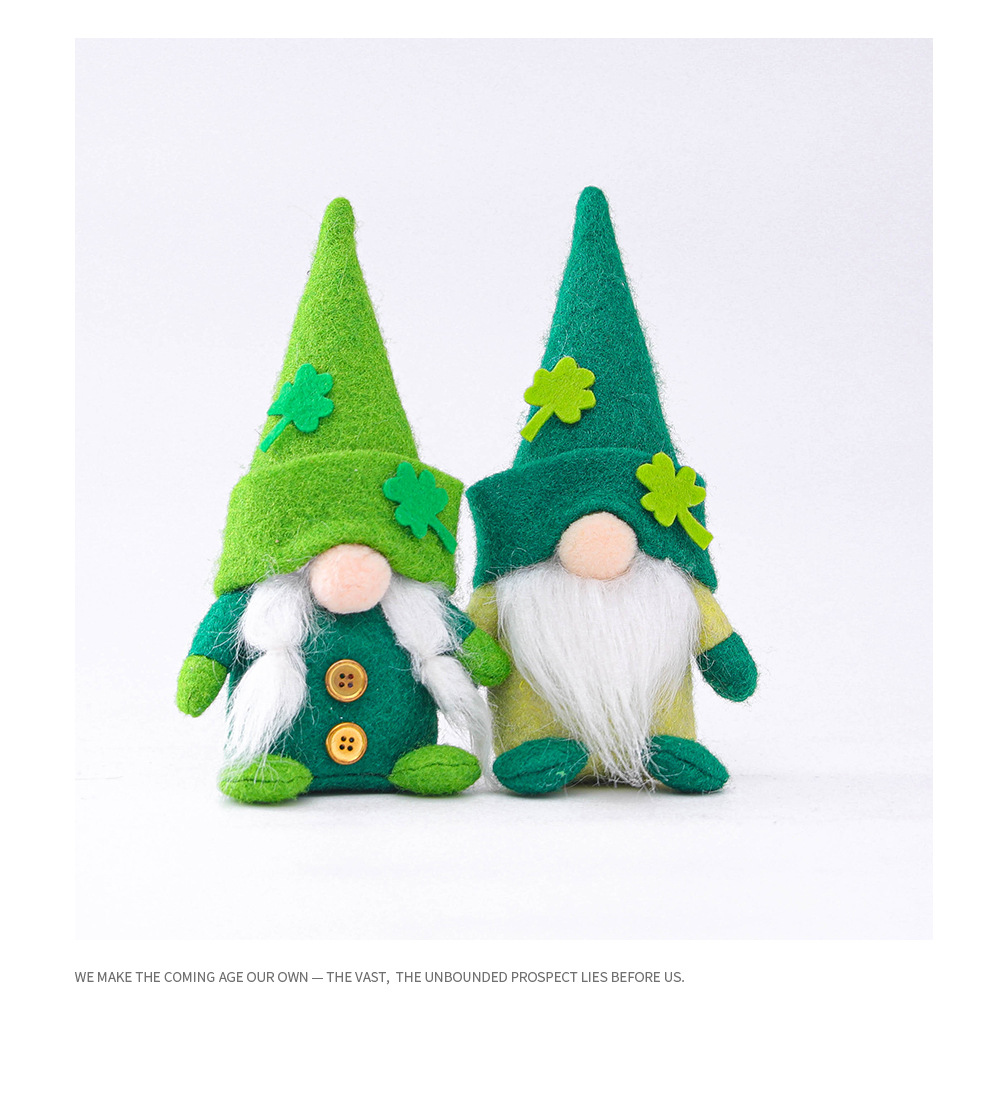 St. Patrick Doll Cloth Party Ornaments 1 Piece display picture 1