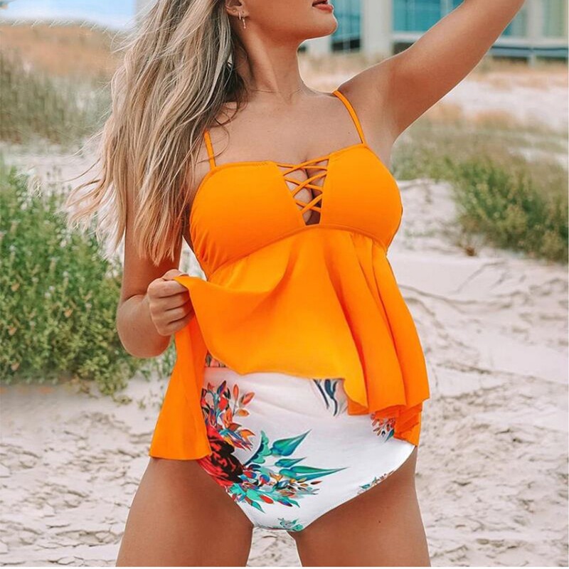 Amazon 2026 Maternity Swimsuit Women's Pure Color Backless Swimsuit European and American Cross-Border Split Swimsuit Bikini Vacation Amazon 2026 Maternity Swimsuit Women's Pure Color Backless Swimsuit European and American Cross-Border Split Swimsuit Bikini Vacation