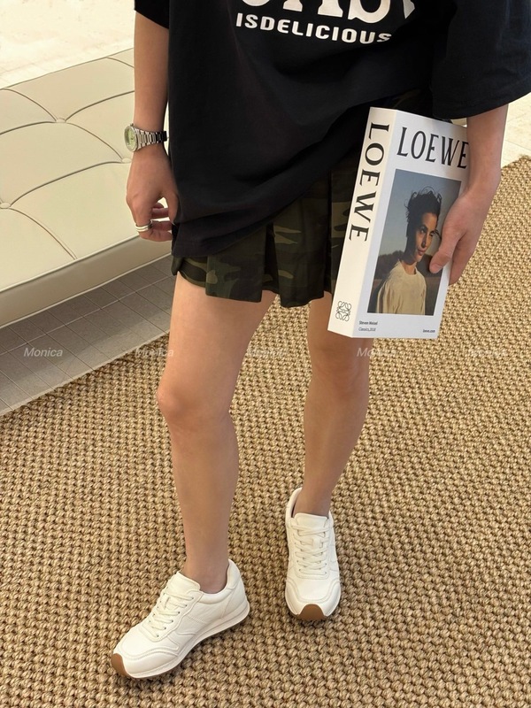 Monica2025真皮厚底阿甘鞋女舒适百搭休闲运动板鞋小白鞋5372-01|undefined