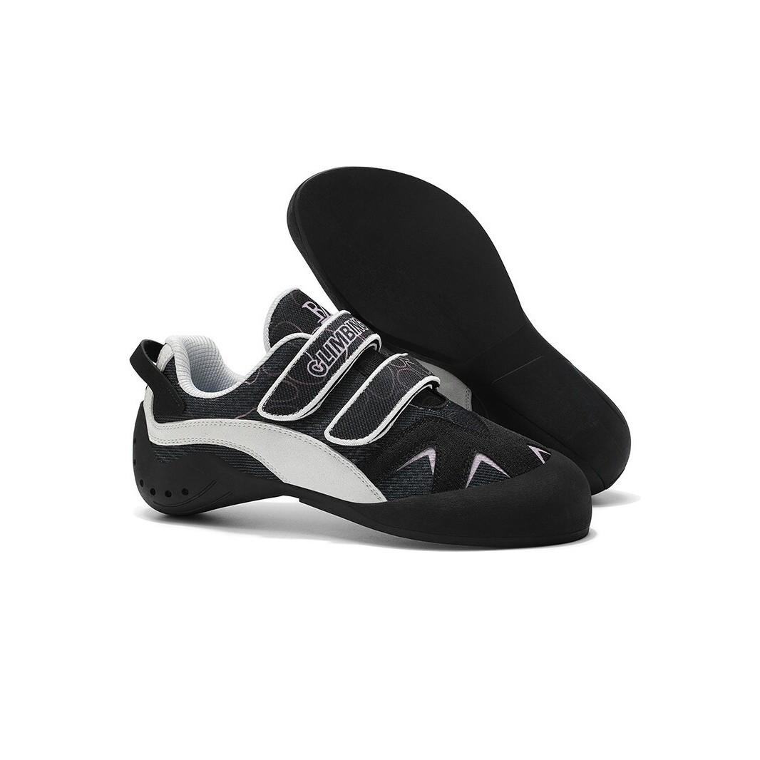 2025 new children's climbing shoes, indoor bouldering, beginner-friendly, with Velcro straps, non-slip, wear-resistant, and designed for parent-child activities, suitable for sports climbing