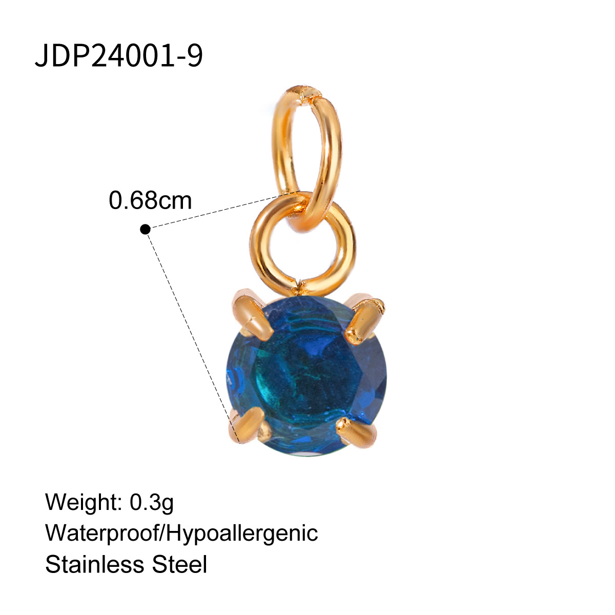 Europa y los Estados Unidos transfronterizos inswind moda exquisita 18k oro acero inoxidable diciembre joyería accesorios joyería al por mayor image 10