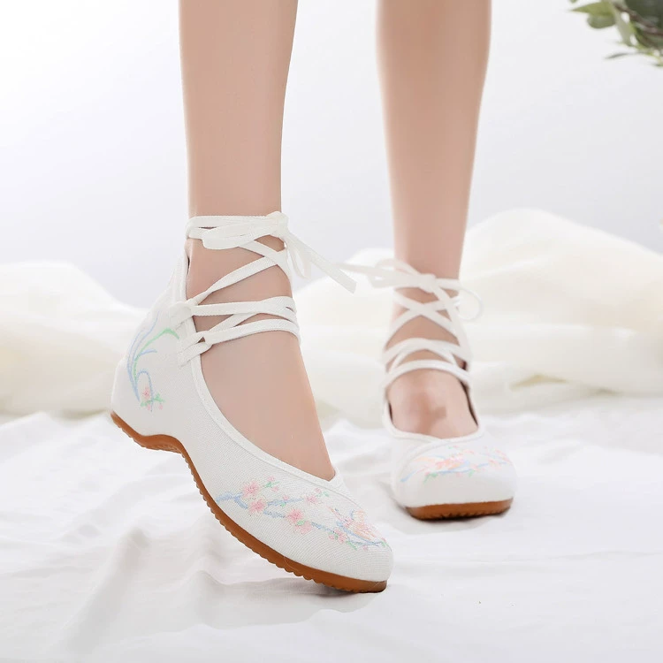 Новинка 2019, обувь с вышивкой Magpie Dengmei, Пекинская женская обувь, антикварная обувь ханьфу, обувь в этническом стиле, обувь для квадратных танцев