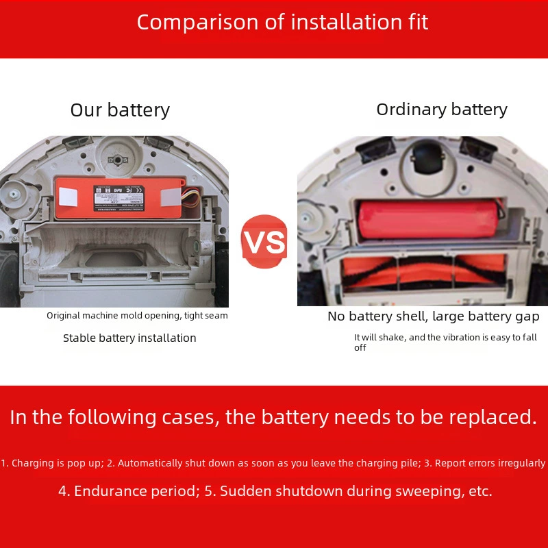 Xiaomi, compatible battery, robot, 4v, second generation