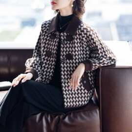 洋气妈妈秋冬外套秋装上衣服短款时尚中老年人女士50多岁2026新款