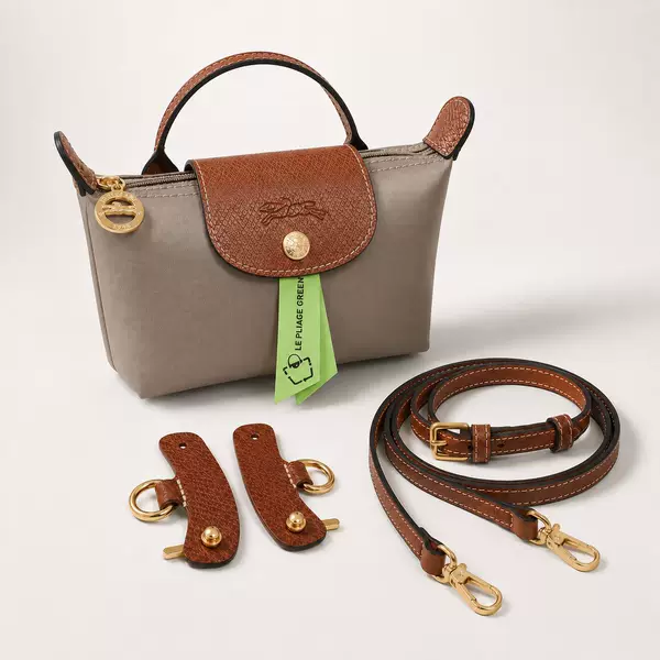 Versatile retro Longchamp mini square bag in stock, cross-border mini nylon handbag, lightweight dumpling bag with shoulder strap