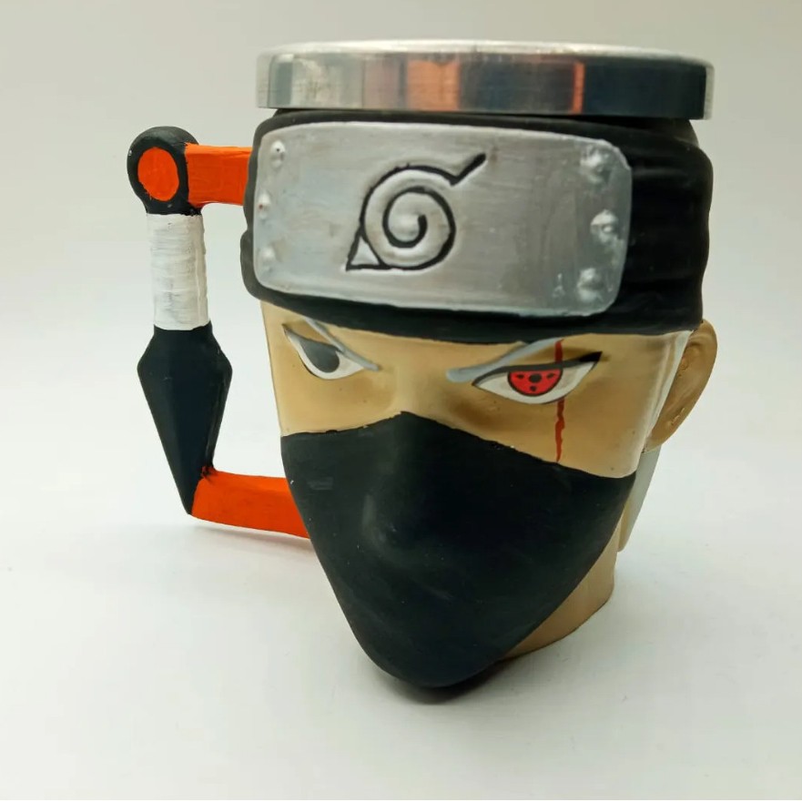 Quemador de incienso taza forma taza anime periférico creativo Taza de cerámica 600ml taza de acero inoxidable