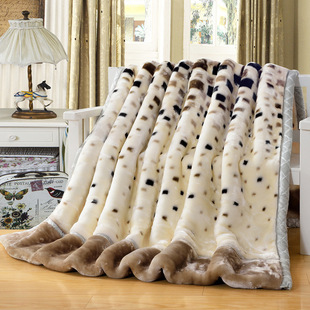 Blankets winter thickened raschel blanket double layer ë̺