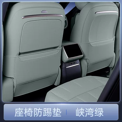 Chair back anti-kick pad 07GT seat anti-kick pads, rear - fjord-greenseat-anti-kick-pads-2-piece-set