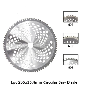 Lawn mower blade one-word blade alloy head circular saw blade 40 teeth 60 teeth 80 teeth garden accessories brush cutter Universal