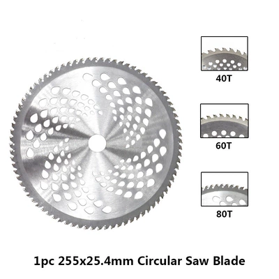 Lawn mower blade one-word blade alloy head circular saw blade 40 teeth 60 teeth 80 teeth garden accessories brush cutter Universal