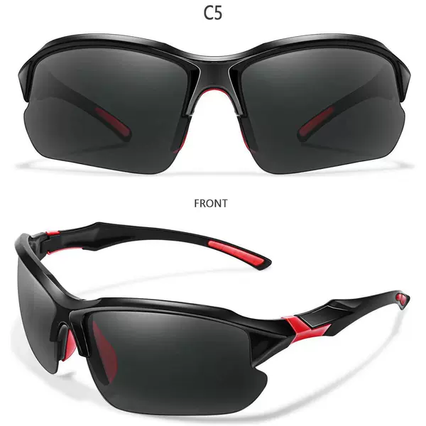 C5 Black and Red Frame Gray