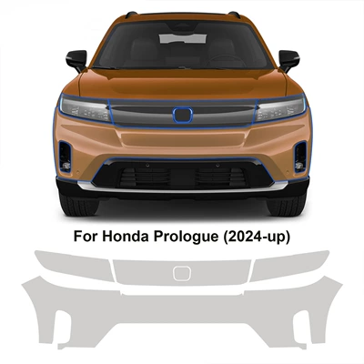Cross-Border Exclusive Supply for Honda Prologue 24-25 Special Car Custom-Cut Tpu Self-Healing Car Paint Protection Film (Car paint protective film) - front-bumper-headlight-tpu-protective-film-tpu75mil-transparent-paint-film