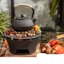 圍爐煮茶炭爐古法煮茶爐中式罐罐茶爐子配件全套戶外烤火爐套裝