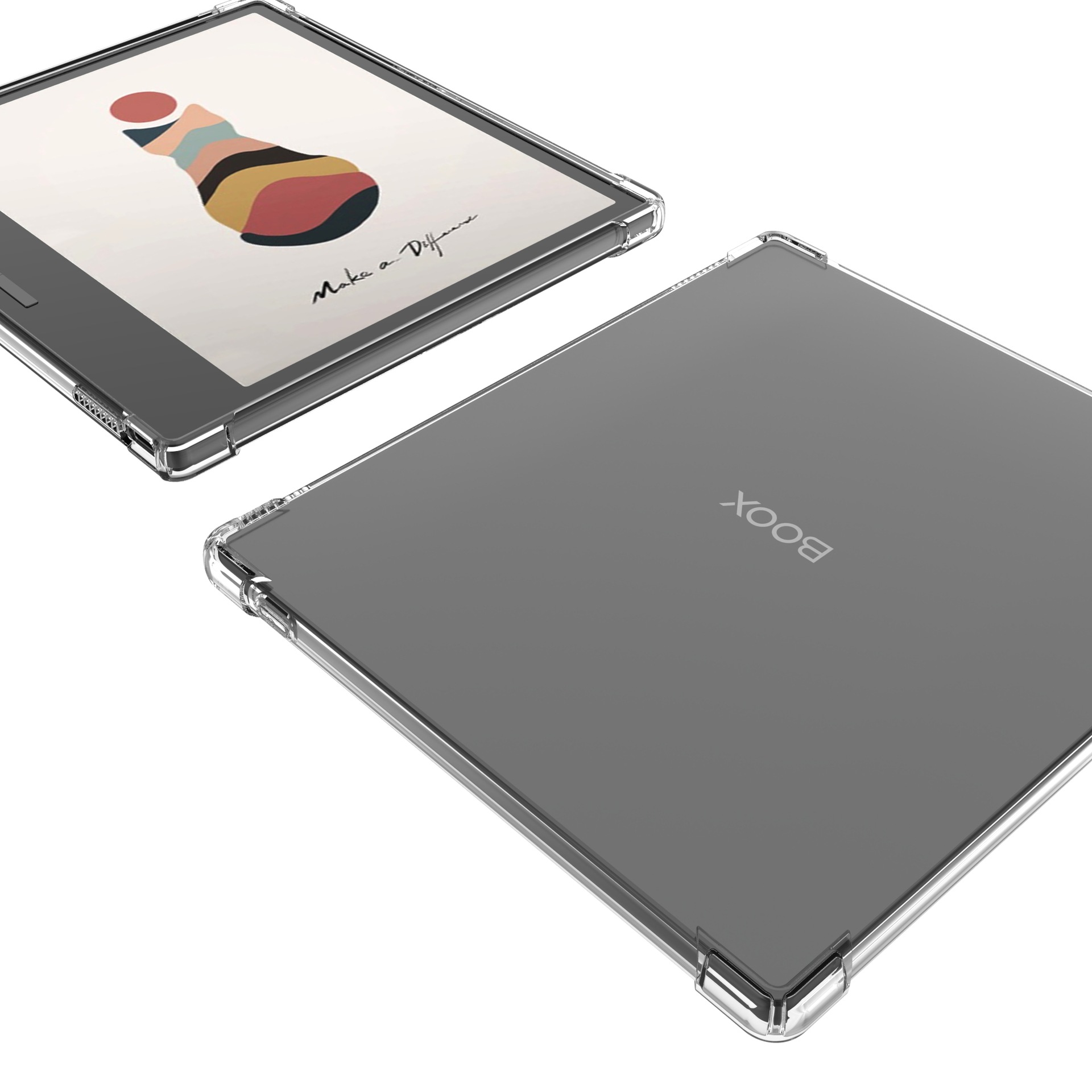 Applicable to BOOX Two LEAF3C e -book reader protective cover 2/3 airbag anti -fall transparent material soft shell 2