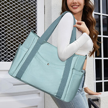 2025 新款托特包帆布大容量女包简约百搭单肩包学生装书通勤包