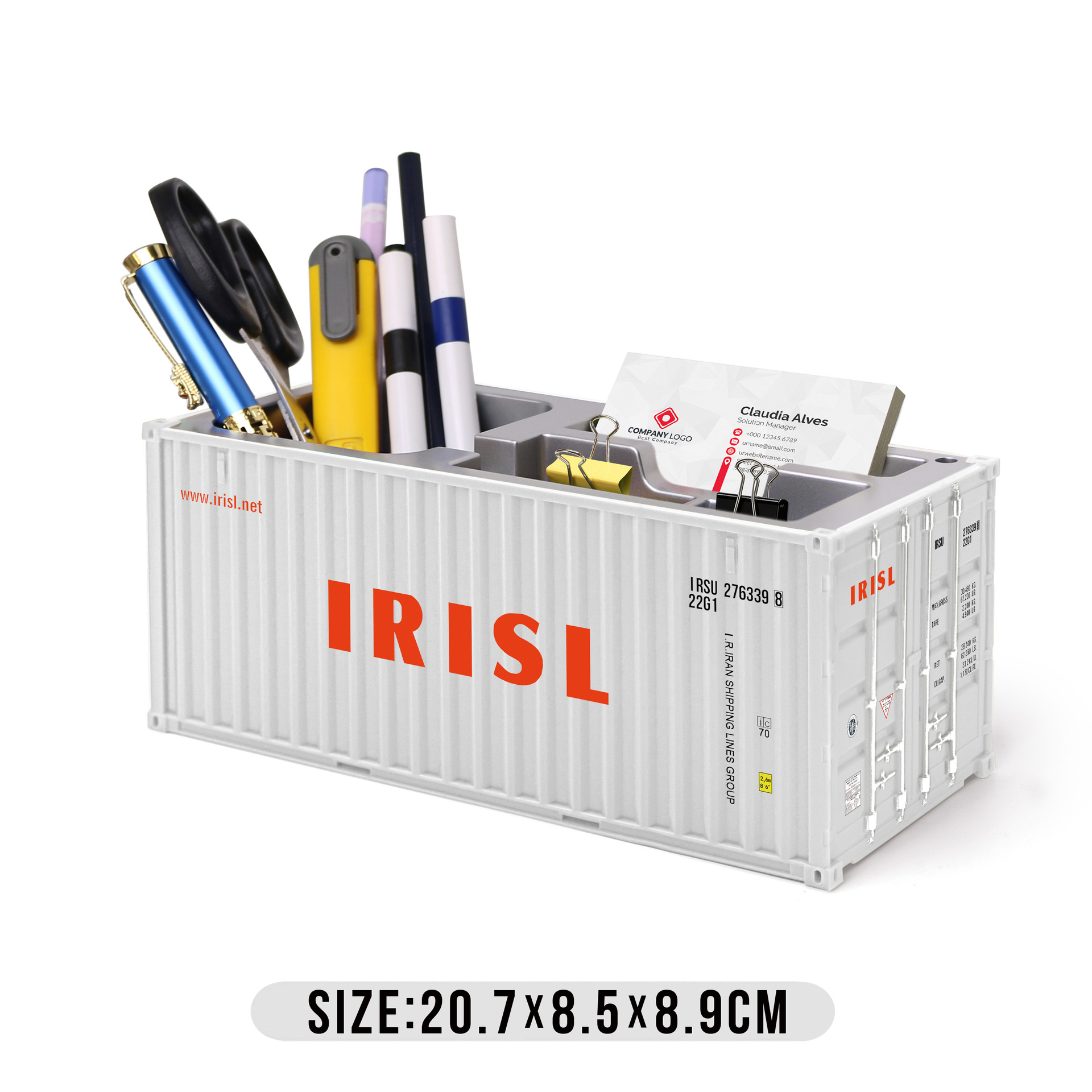 Caja de tarjetas de visita IRISL Pen Holder
