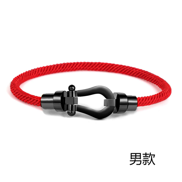 Red rope (blackheadless) men's model