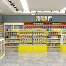 超市散装零食很忙展示架柜子饼干糖果便利店组装零食散称食品货架