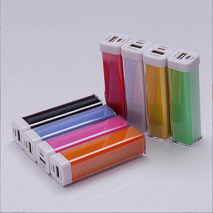 Mini sección única tesoro de carga 2600 mAh mini mini compacta fuente de alimentación portátil regalos impresos LOGO fabricantes al por mayor