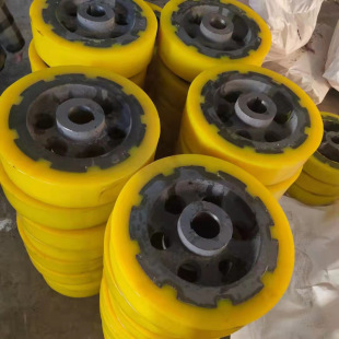 Air block factory friction wheel wear-resistant polyurethane friction wheel refurbished slurry diameter 260 300 360 380, etc.