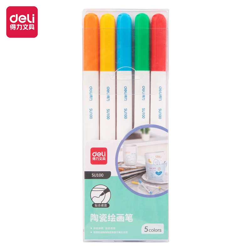 Красковая кисть для ткани Deli SU100/SU103/SU104, мешок для полотенца, подушка, одежда, граффити ручка, handmade, DIY кисть