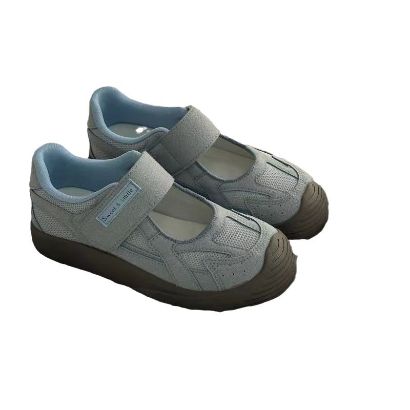 Zapatos de nicho mágicos originales para mujeres zapatos de verano 2024 nuevos zapatos casuales de malla transpirable de altura baja zapatos