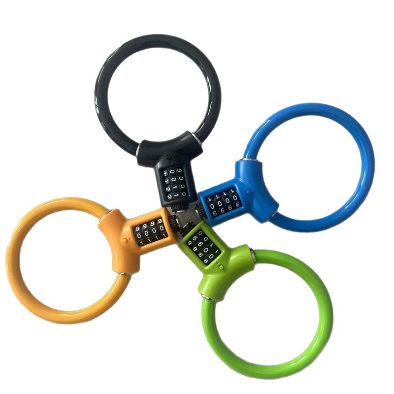 Bicycle Electric Bike Mountain Bike Fixed Portable Circular Lock Anti-Theft Steel Wire Chain Ring Lock Bicycle Electric Bike Mountain Bike Fixed Portable Circular Lock Anti-Theft Steel Wire Chain Ring Lock