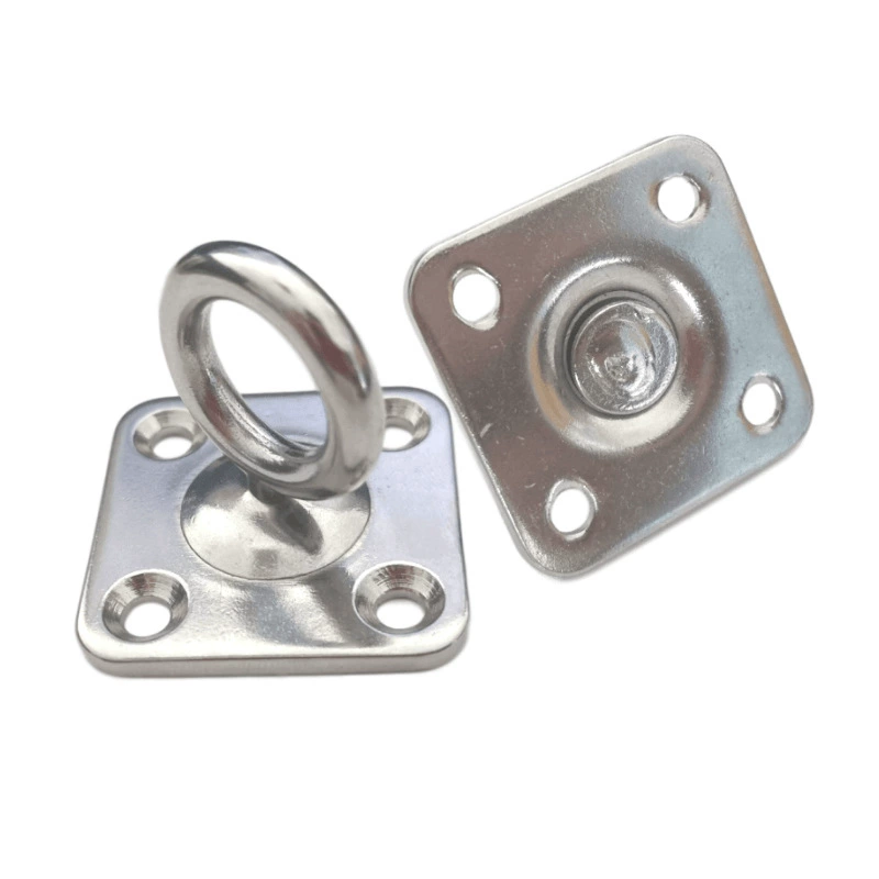 Пластина Для петель с вращающейся дверью из нержавеющей стали Квадратная вращающаяся на 360 градусов Пряжка потолочный вентилятор мешок с песком фиксированная Пряжка морская фурнитура
