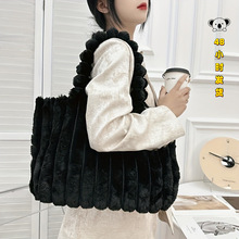 X 93341 Fur Tote Bag Shoulder Bag �ﶬë�qŮ��