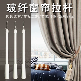 玻璃纤维;其他窗帘配件;其他非金属